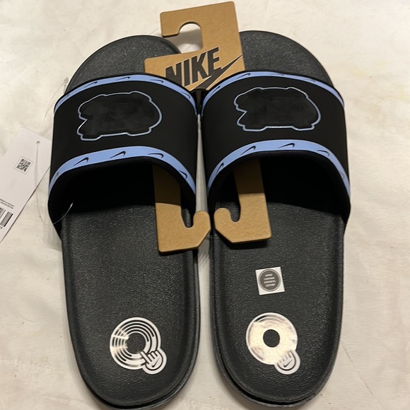 Nike Offcourt UNC Tarheel Slides - New - Picture 2 of 7